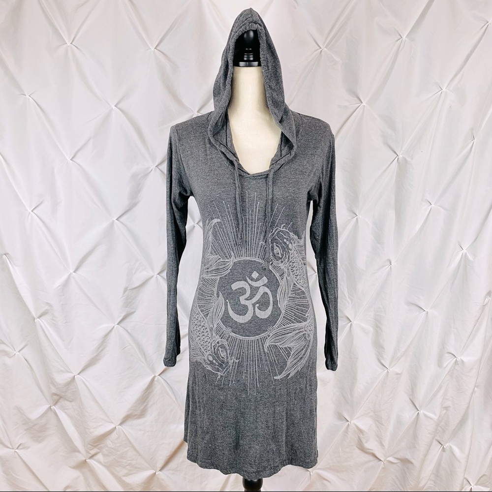 Sure Design | Koi/OM Hoodie Dress | Small